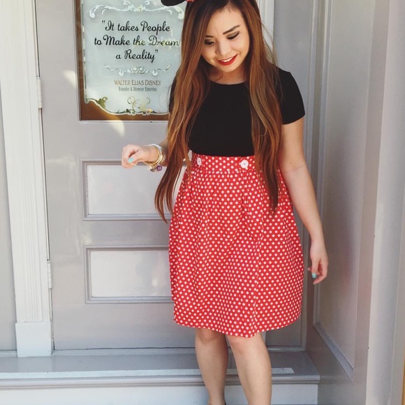 ModCloth Polka Dot Skirt - Picture 4 of 5